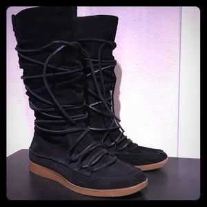 Michael Kors Black Suede Boots